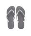 Tongs gris femme havaianas slim logo infradito-3