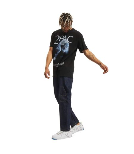 Mens All F*ck The World 2.0 Tupac Shakur Oversized T-shirt Noir Mister Tee