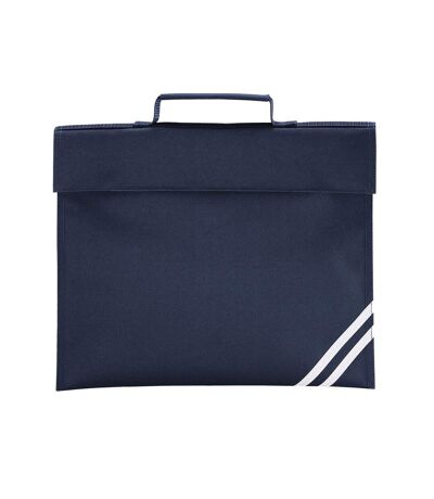 Quadra Classic Reflective Book Bag (French Navy) (One Size)