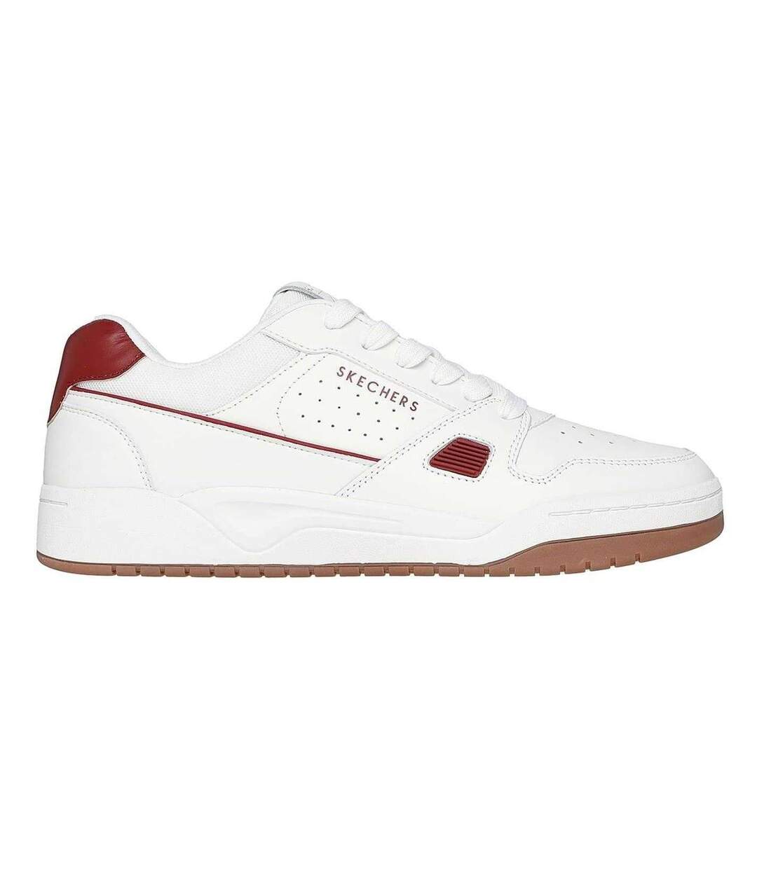 Baskets Harry Kane Collab Homme Blanc Bordeaux Skechers-3