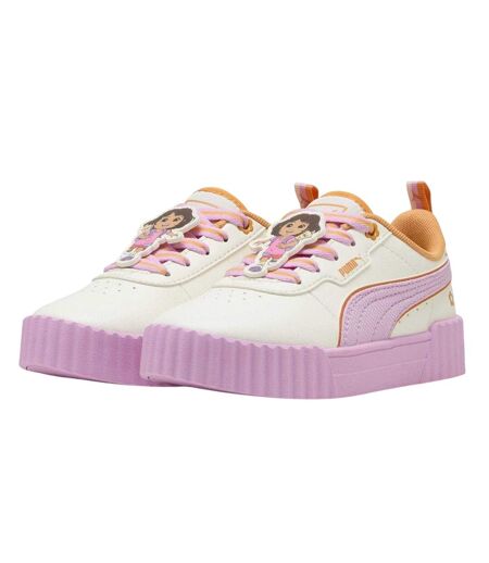 Baskets Motif/style Dora L´exploratrice Carina 3.0 Enfant Blanc Papaye Puma