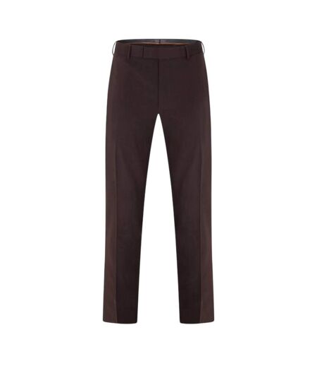 Mens Regular Formal Trousers Burgundy Ted Baker