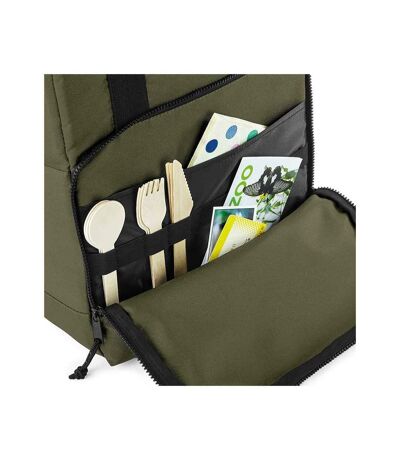 Cooler Recycled Backpack One Size Military Green Bagbase