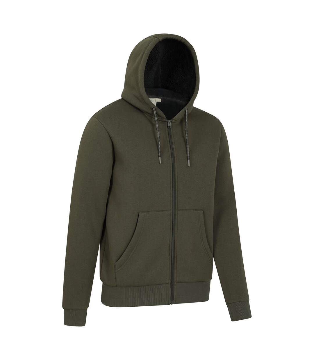 Veste À Capuche Dalton Homme Kaki Foncé Mountain Warehouse-4
