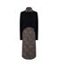 Robe-pull Motif/style Imprimé Léopard Femme Noir Marron Biba-2