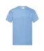 T-shirt Original Homme Bleu Ciel Fruit Of The Loom-1