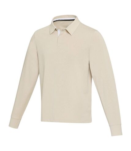 Polo sweat clyde adulte blanc cassé Elevate