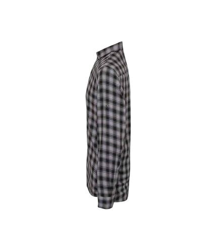 Chemise mulligan homme gris acier / noir Premier