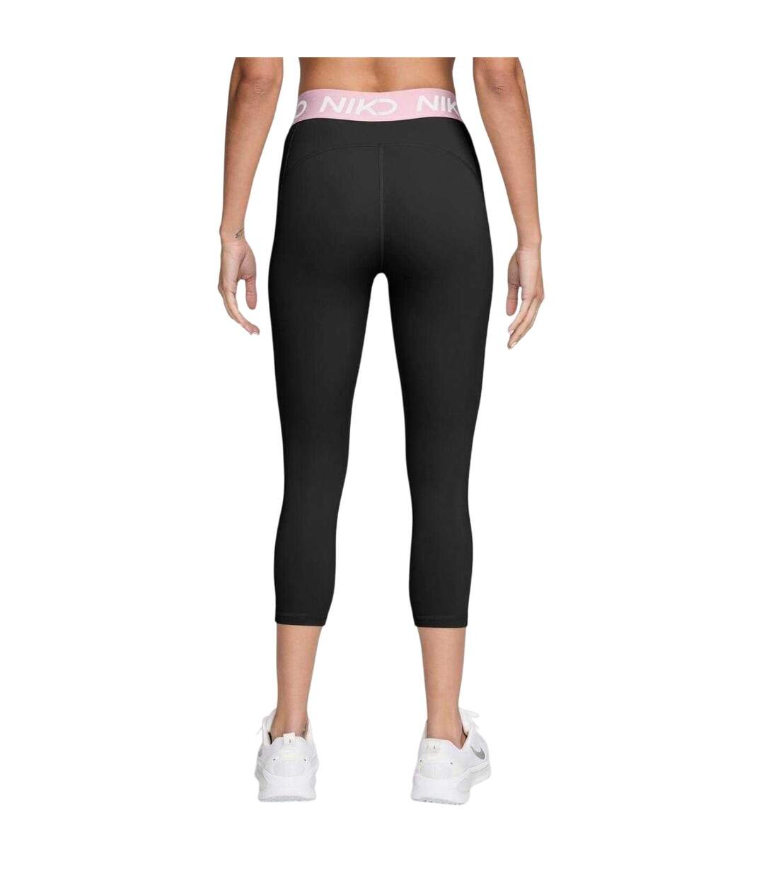 Legging Pro Femme Noir Rose Nike-2