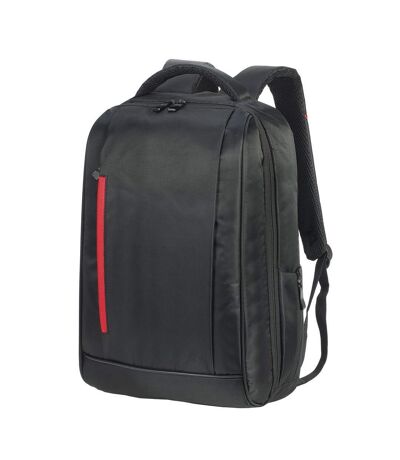 Shugon Adults Unisex  Kiel Laptop Backpack (Black/Red) (One Size) - UTBC4695