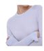Sweat Manches Raglan Motif/style Uni Femme Bleu Calvin Klein-3