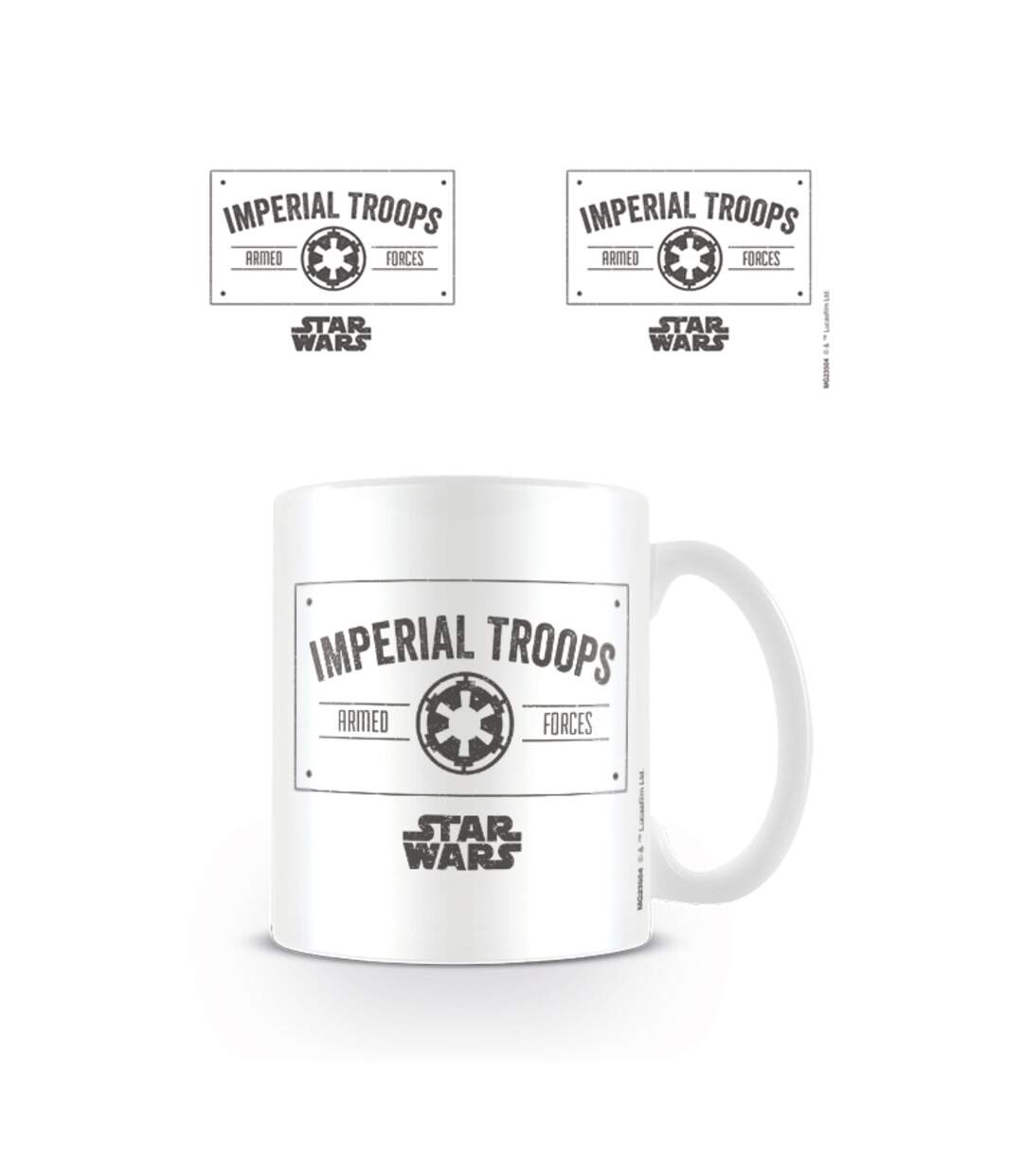 Star Wars Tasse des Troupes Impériales (Blanc/Noir) (Taille unique) - UTPM2115