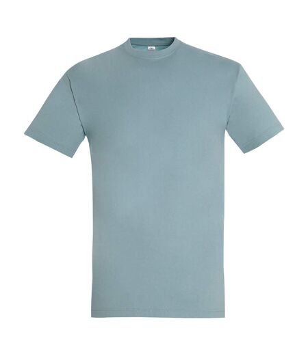 T-shirt manches courtes imperial homme bleu pâle SOLS