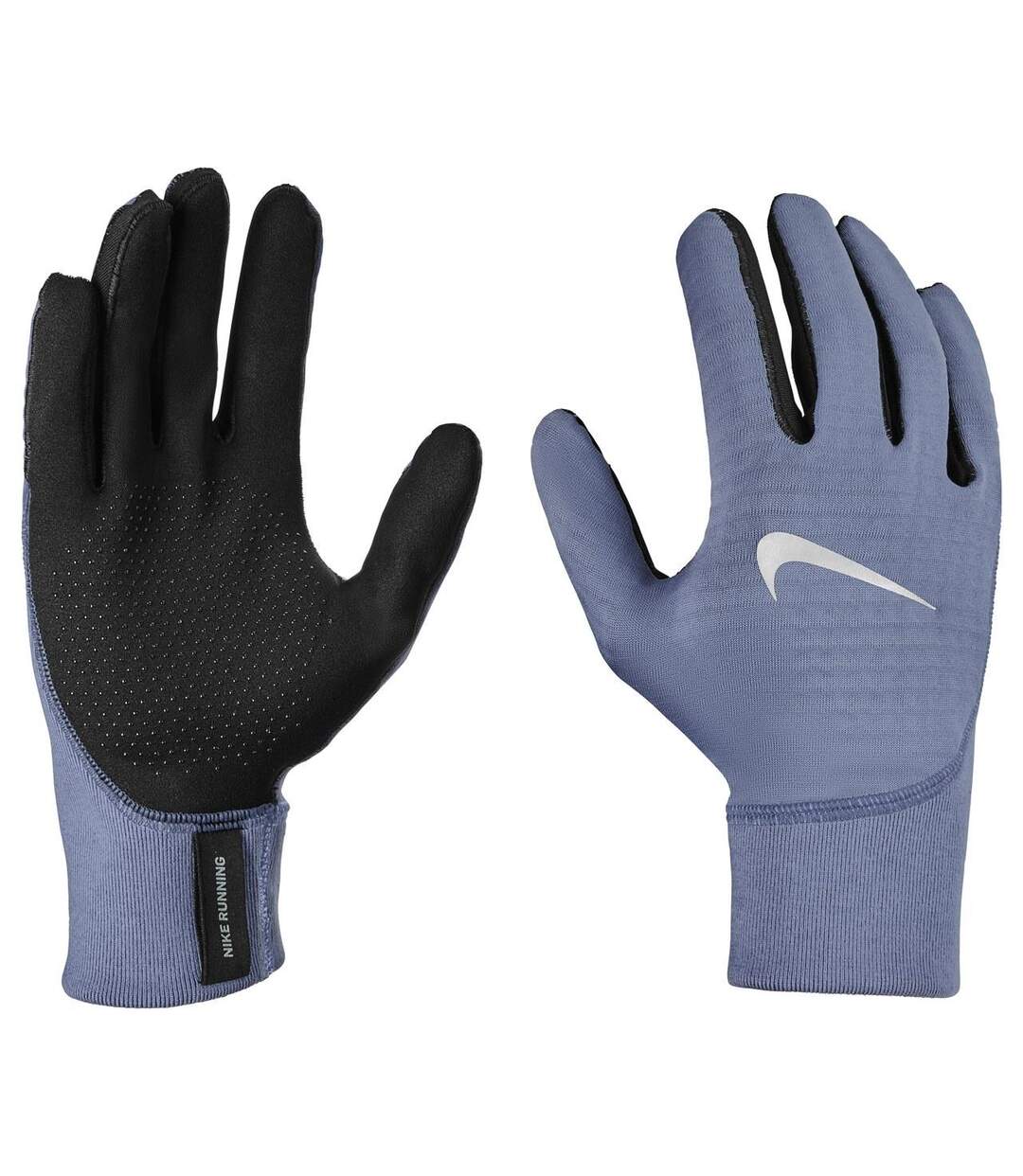 Mens Pacer Midweight Therma-fit Running Gloves S Blue Nike-1