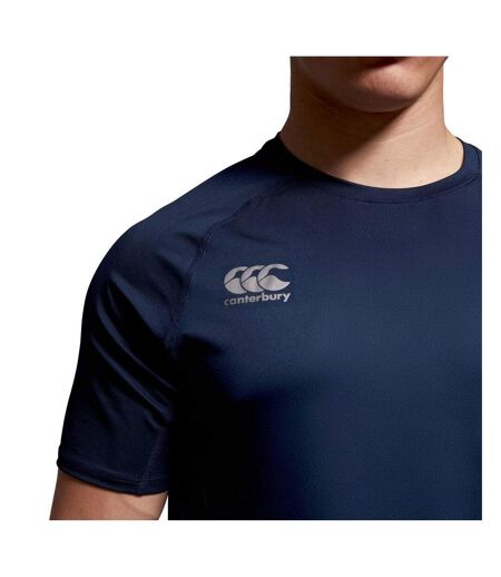 Mens Small Logo Lightweight T-shirt Navy Canterbury