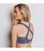 Dare 2B Womens/Ladies Mantra Dotted Recycled Sports Bra (Black/White) - UTRG7292-2