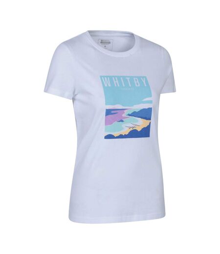 Womens/ladies Whitby T-shirt White Mountain Warehouse