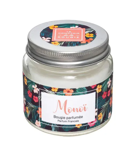 Bougie Parfumée en Verre Bocal 65g Monoï