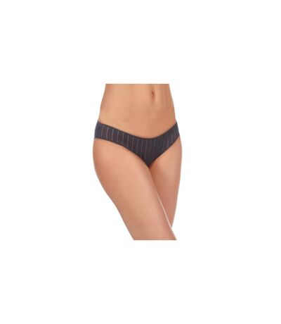 Bikini style panties with striped fabric for women, VANESA model. Style, softness and comfortable fit.