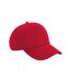 Casquette Authentic Adulte Rouge Beechfield-1