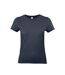 B&c Womens/ladies #e190 Tee-shirt Bleu Marine Foncé B And C-1