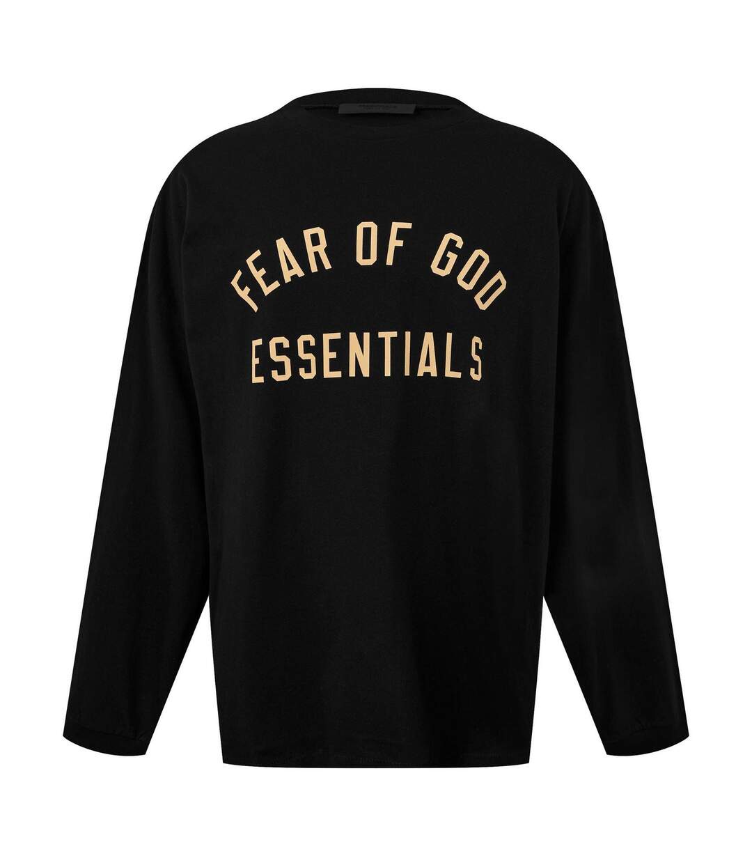 Mens Cotton Jersey Relaxed Fit T-shirt Black Fear Of God Essentials-2