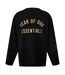 Mens Cotton Jersey Relaxed Fit T-shirt Black Fear Of God Essentials-2