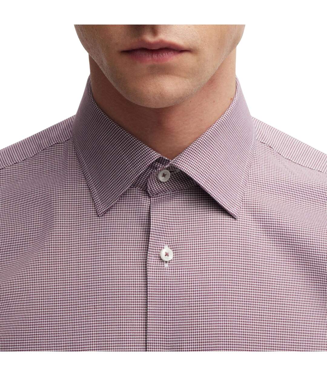 Chemise H-joe Homme Rouge Boss-4