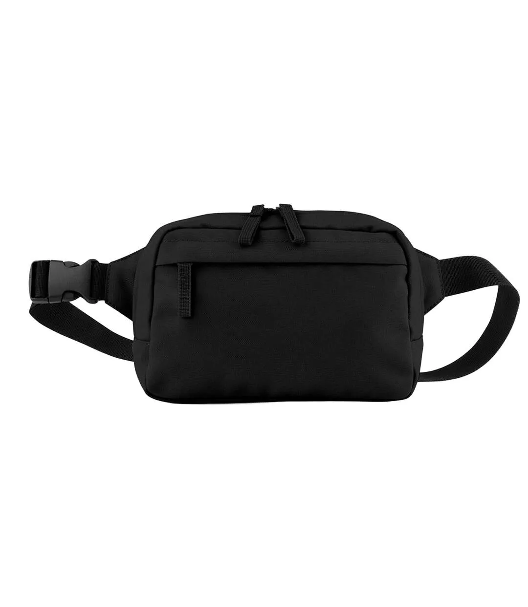 Premium Recycled Crossbody Bag One Size Black Bagbase-3