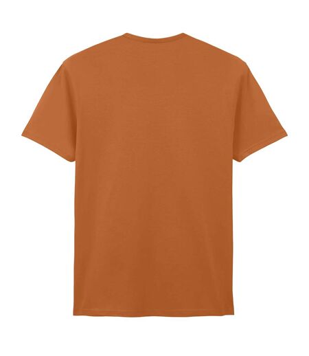 Mens Short Sleeve Soft-style T-shirt Fan Texas Orange Gildan