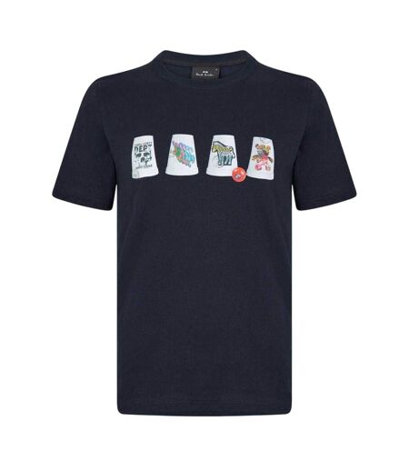 Mens Cup T-shirt Navy Blue Paul Smith