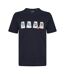 Mens Cup T-shirt Navy Blue Paul Smith-1