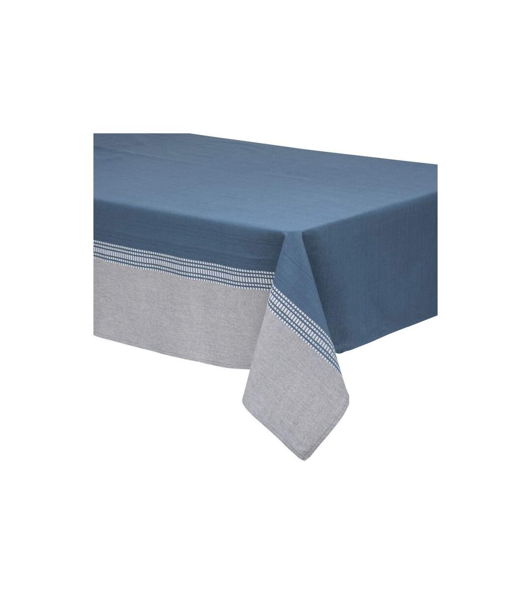 Nappe Déco Imprimée Dolly 150x250cm Bleu Canard-1