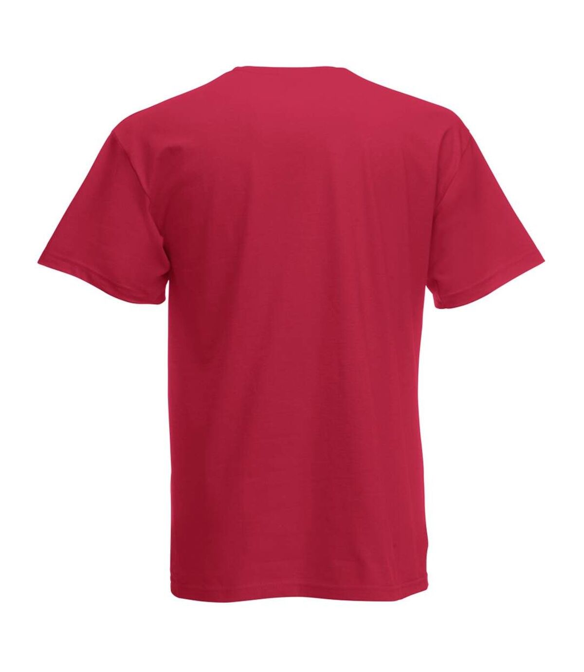 Fruit Of The Loom Mens Screen Stars Original Full Cut Short Sleeve T-Shirt (Brick Red)