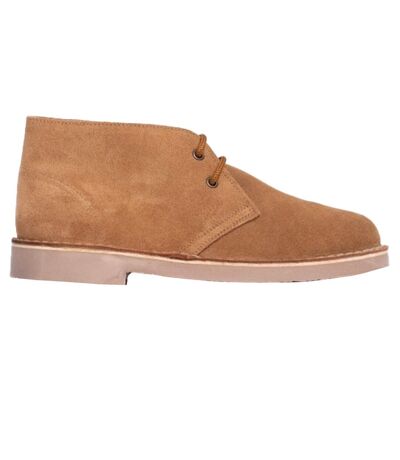 Bottines en cuir homme sable Roamers