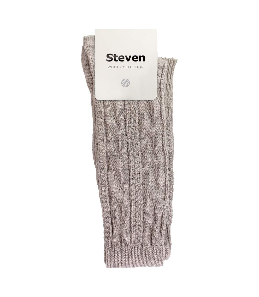 Steven - Femme Chaussettes Hautes Laine Hiver | Chaussettes Longues Chaudes-2