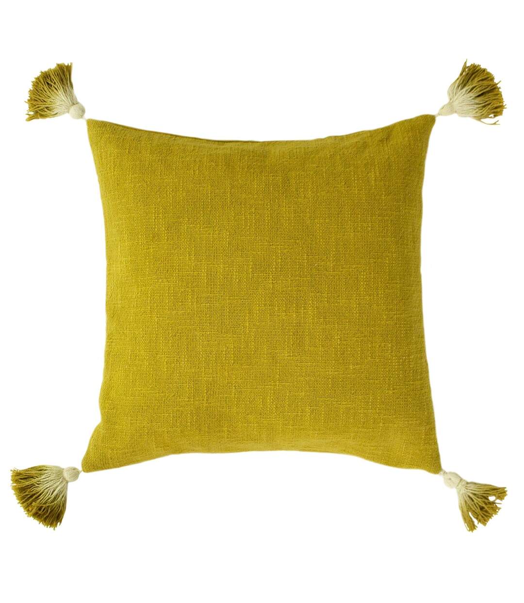 Eden slub cushion cover 45cm x 45cm moss Furn