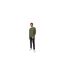 Mens Yarra Textured Regular Jumper Olive Threadbare-1