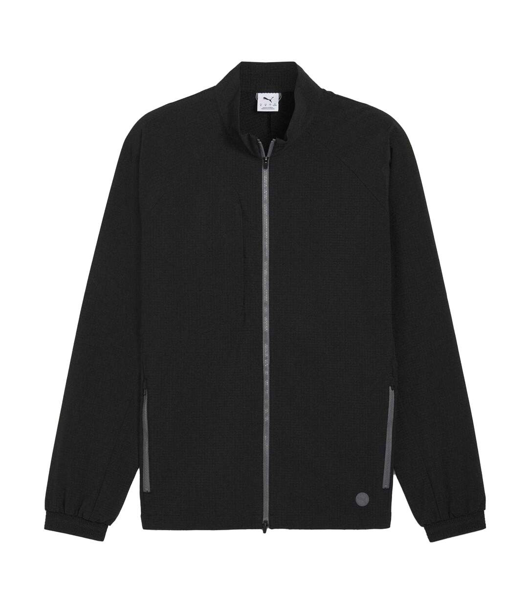 Mens Cypress Performance Golf Soft Shell Jacket Black Puma-1