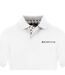 Mens Chest Logo Collared Polo Shirt White Aquascutum-3