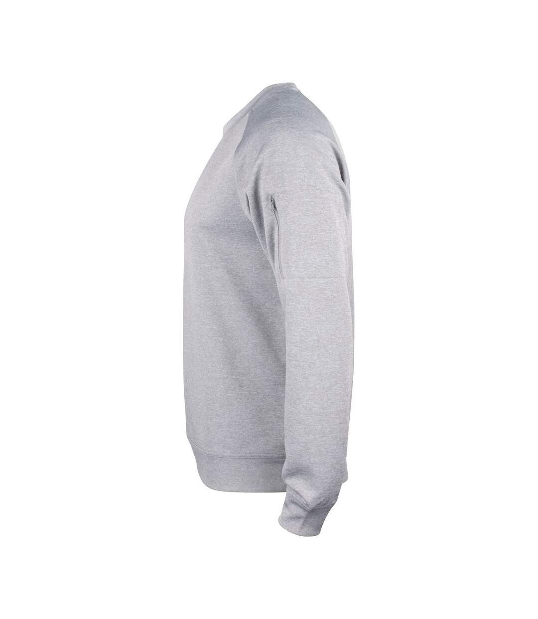 Sweat basic adulte gris chiné Clique