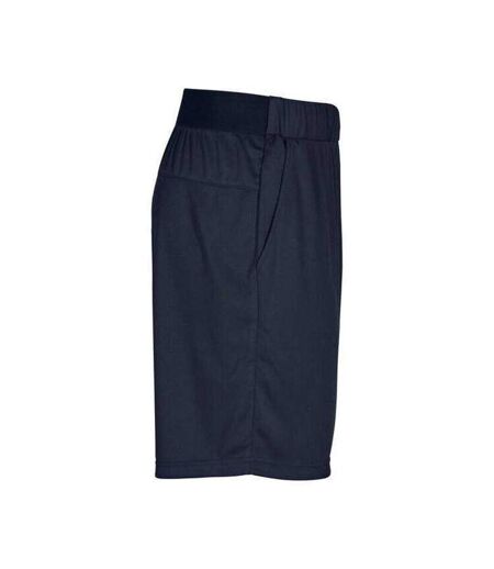 Mens Basic Active Shorts Dark Navy Clique