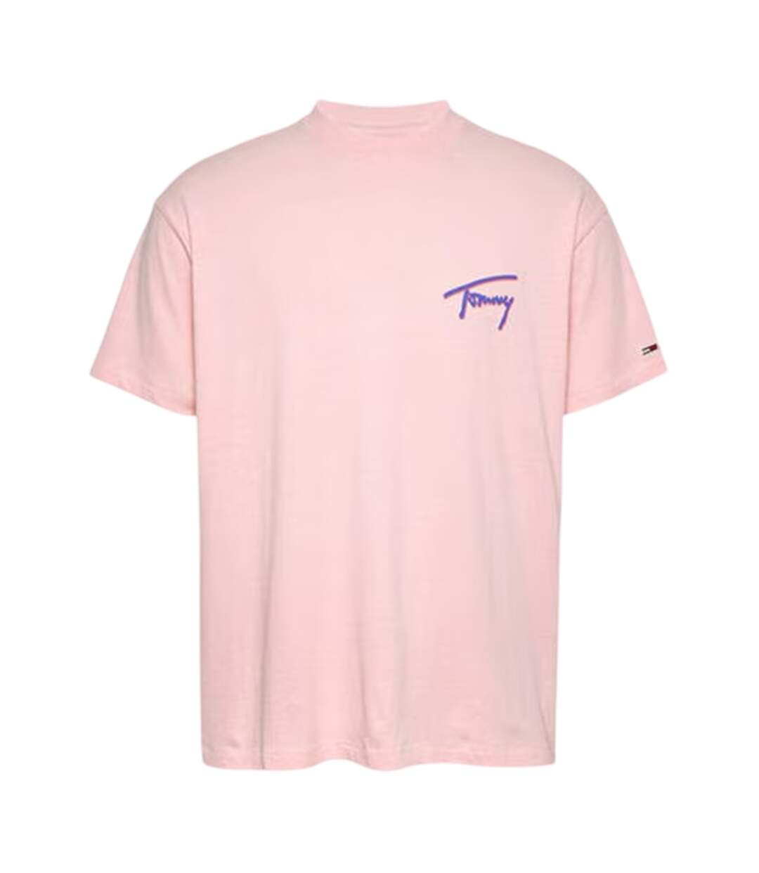 T-shirt Motif/style Délavé Homme Rose Tommy Jeans-1