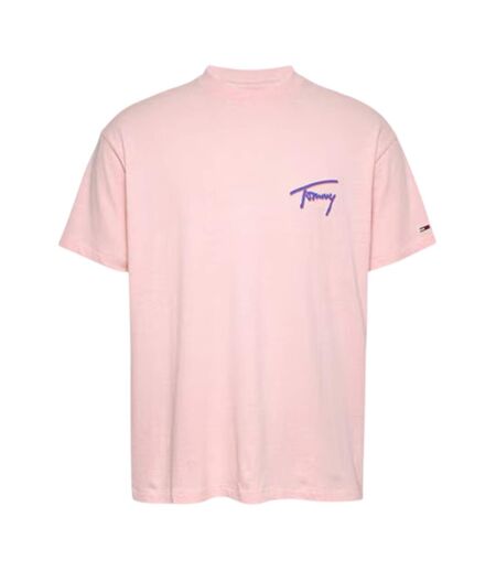 T-shirt Motif/style Délavé Homme Rose Tommy Jeans