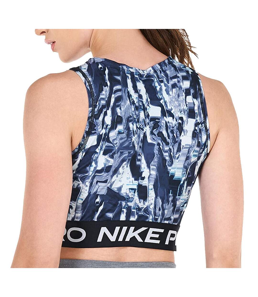 Débardeur Vert/Noir Femme Nike Aop - L