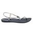 Womens/ladies belle bow sandals black Ipanema-3