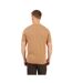Mens Open Collar Short-sleeved Polo Shirt Light Tan Brave Soul-3