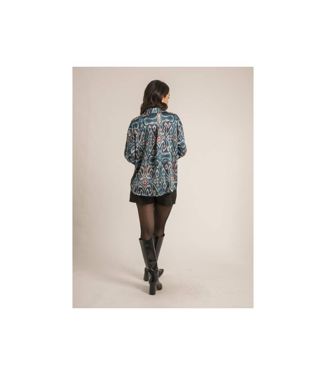 Chemise fluide motifs OTILIE - Dona X Lisa-2
