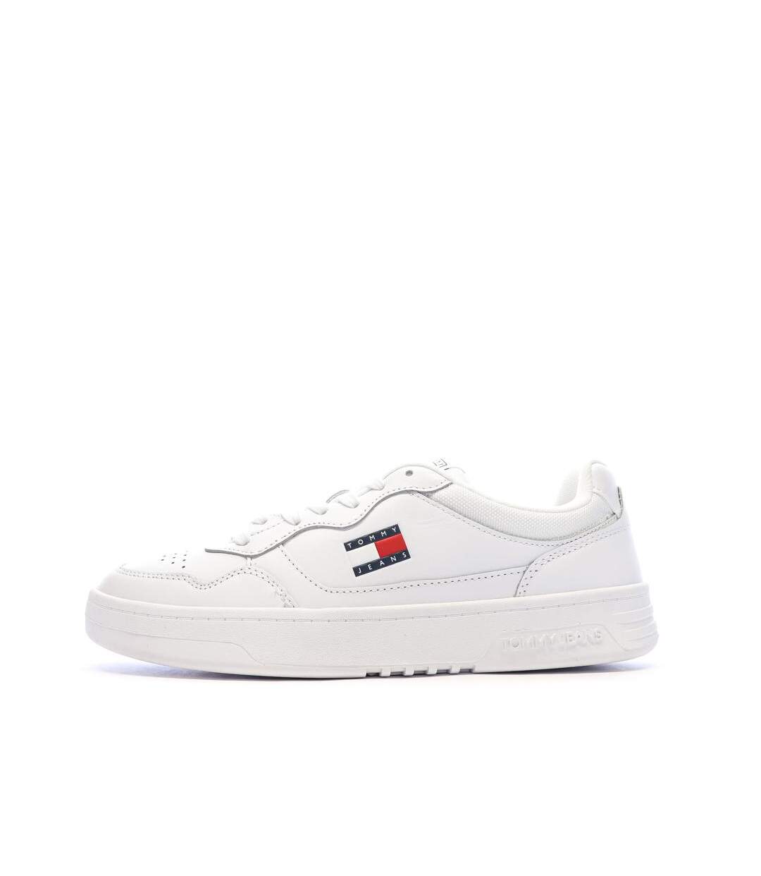 Baskets blanche homme tommy hilfiger cupsole-1