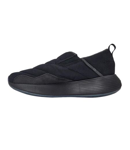 Womens/ladies Dmx Slip-in Flat Trainers Black Grey Reebok
